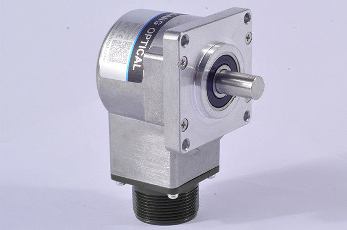 1024ppr 52*52mm Square Flange Optical Rotary Encoders With Shaft Seal H25