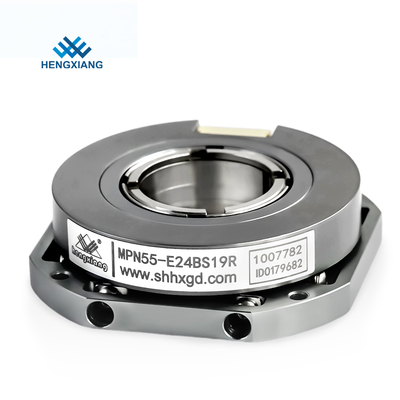 16bits 32bits Multi-Turn Rotary Flange Absolute Robot Encoder SSI 15mm Hollow MPN55
