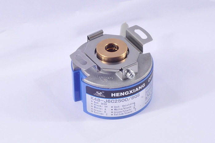 8 Wire Saving TTL UVW Hollow Shaft Incremental Encoder Sanyo Denki Servo Motor